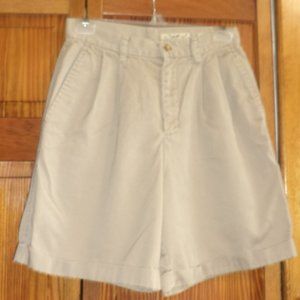 EDDIE BAUER sand brown shorts sz 6 petite